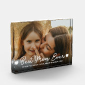 Beste moeder ooit Foto Moederdag Hearts Script (Links)