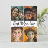 Beste moeder ooit | Foto Moederdag Kaart (Staand voorkant)