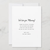 Beste moeder ooit | Foto Moederdag  Kaart (Achterkant)