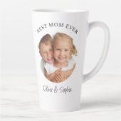 Beste Moeder Ooit Foto Moederdag Latte Mok (Rechts)