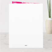 Beste Moeder Ooit Foto Moederdag Roze Tie Dye Kaart (Achterkant)