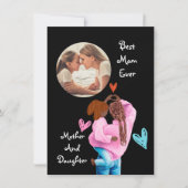 Beste moeder ooit foto Moederdag Wenskaart Feestdagenkaart (Voorkant)