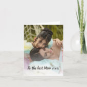 Beste Moeder Ooit Foto Moederdagkaart Kaart (Voorkant)