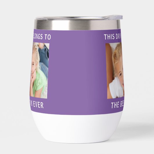 Beste moeder ooit foto Paarse (Links)