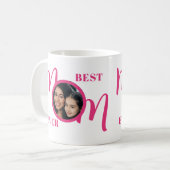 Beste Moeder Ooit Foto Roze Koffiemok (Voorkant links)