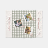 Beste Moeder Ooit Fotocollage Fleece Deken (Voorkant (Horizontaal))