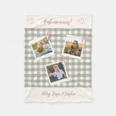 Beste Moeder Ooit Fotocollage Fleece Deken (Voorkant)