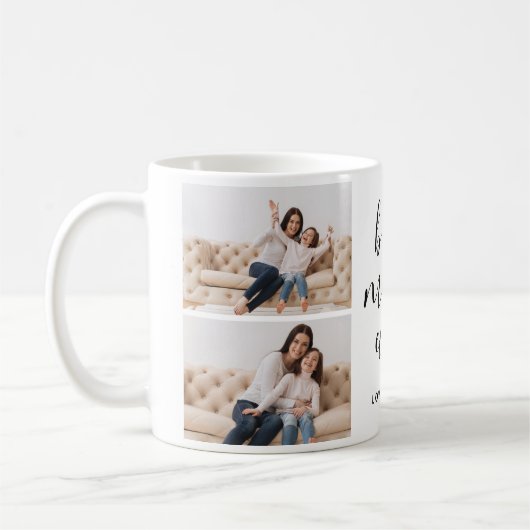 Beste moeder ooit fotocollage met script koffiemok (Links)