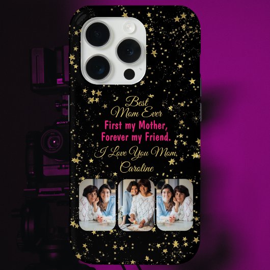 Beste Moeder ooit Fotocollage Modern Moederdag Case-Mate iPhone Case