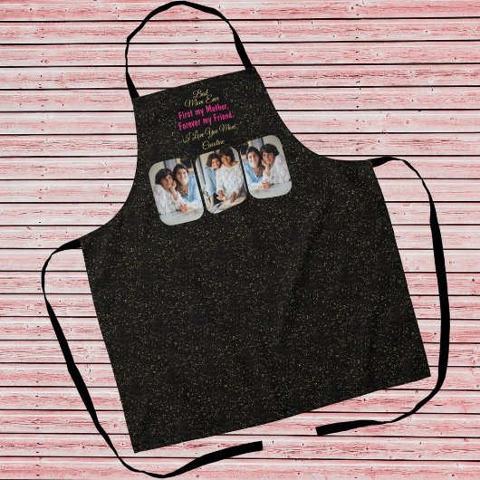 Beste Moeder ooit Fotocollage Modern Moederdag Schort