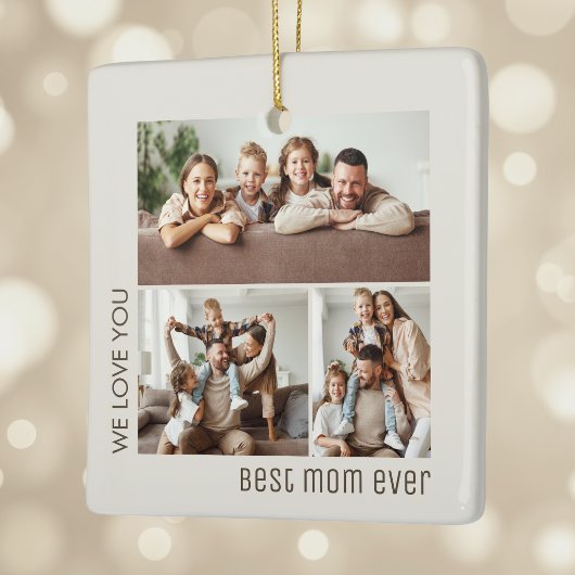 Beste Moeder Ooit Fotocollage Moederdag Keramisch Ornament