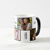 Beste Moeder ooit Fotocollage & Naam Magische Mok (Voorkant rechts)