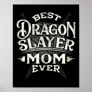 Beste moeder ooit Funny Moederdag Rpg Gamer Vrouwe Poster