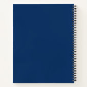 Beste moeder ooit Funny Navy Blue Notitieboek (Achterkant)