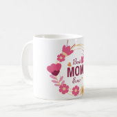 Beste moeder ooit gebloeide koffie mok (Voorkant links)