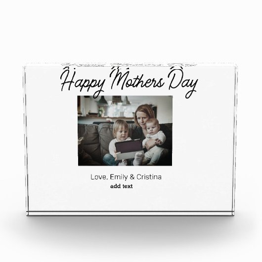 Beste moeder ooit Gelukkige Moederdag Voeg foto na (Voorkant)