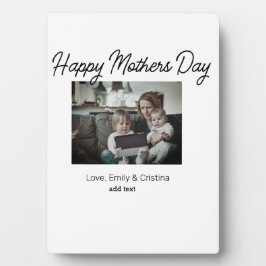 Beste moeder ooit Gelukkige Moederdag Voeg foto na Fotoplaat
