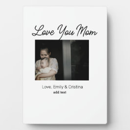 Beste moeder ooit Gelukkige Moederdag Voeg foto na Fotoplaat