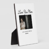 Beste moeder ooit Gelukkige Moederdag Voeg foto na Fotoplaat (Zijkant)