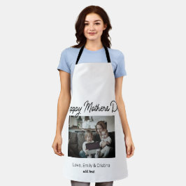 Beste moeder ooit Gelukkige Moederdag Voeg foto na Schort