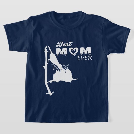 Beste moeder ooit - gepersonaliseerd op maat t-shirt (Laagn)