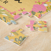 Beste moeder ooit gepersonaliseerde familiefoto en legpuzzel (Zijkant)