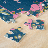 Beste moeder ooit gepersonaliseerde familiefoto en legpuzzel (Zijkant)