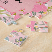 Beste moeder ooit gepersonaliseerde familiefoto en legpuzzel (Zijkant)