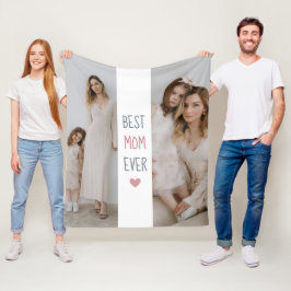 Beste moeder ooit gepersonaliseerde fleece deken