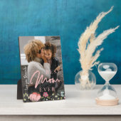 Beste moeder ooit gepersonaliseerde foto-Moederdag Fotoplaat (Zijkant)