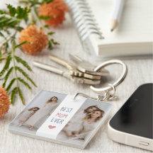 Beste moeder ooit - gepersonaliseerde foto Sleutel