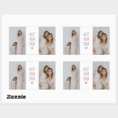 Beste moeder ooit - gepersonaliseerde foto Sticker (Vel)