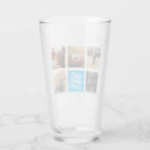 Beste moeder ooit gepersonaliseerde fotocollage he glas (Achterkant)