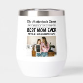 Beste moeder ooit gepersonaliseerde krantenfoto (Achterkant)