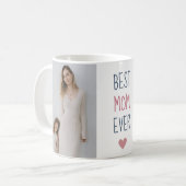 Beste moeder ooit: gepersonaliseerde moederdag Mok (Voorkant links)