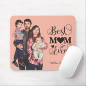 "Beste moeder ooit" gepersonaliseerde mousepad met Muismat (Met muis)