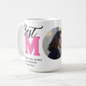 Beste moeder ooit gezegend mam's foto Mok (Voorkant links)