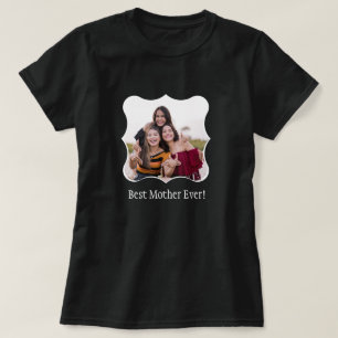 Beste moeder ooit! Gezinsfoto aangepaste T-Shirt