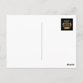 Beste Moeder Ooit, Goedgekeurd - Gouden Tekst Ontw Briefkaart (Achterkant)