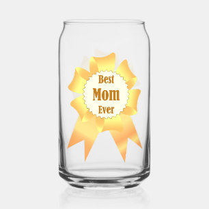 Beste moeder ooit Golden winner award lint Blikvorm Glas