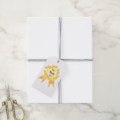 Beste moeder ooit Golden winner award lint Cadeaulabel (Met Touw)