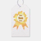 Beste moeder ooit Golden winner award lint Cadeaulabel (Achterkant)