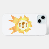 Beste moeder ooit Golden winner award lint Case-Mate iPhone Case (Achterkant (horizontaal))