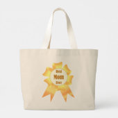 Beste moeder ooit Golden winner award lint Grote Tote Bag (Achterkant)