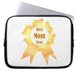 Beste moeder ooit Golden winner award lint Laptop Sleeve