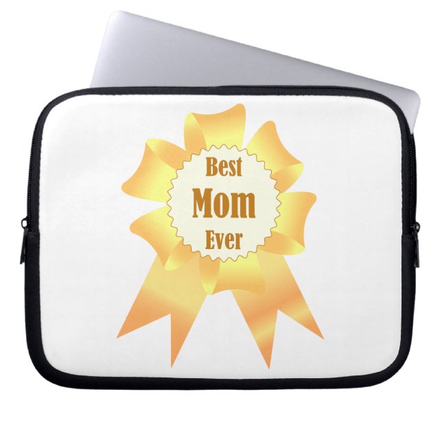 Beste moeder ooit Golden winner award lint Laptop Sleeve (Voorkant)