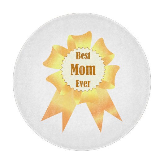 Beste moeder ooit Golden winner award lint Snijplank (Voorkant)