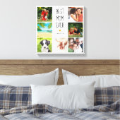 Beste Moeder Ooit Gouden Hart 7 Foto Collage Canvas Afdruk (Insitu (Slaapkamer))