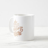 Beste Moeder Ooit Gouden Letters Typography Magisc Koffiemok (Voorkant links)