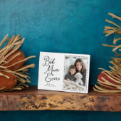 Beste moeder ooit grillige script 1 foto fotoplaat (Zijkant)